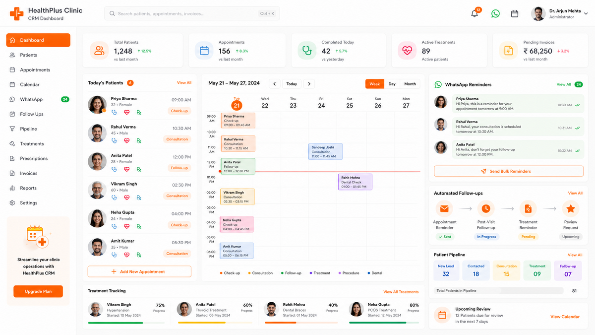 CRM para Clínicas y Consultorios Médicos con WhatsApp: Guía Completa LATAM 2026
